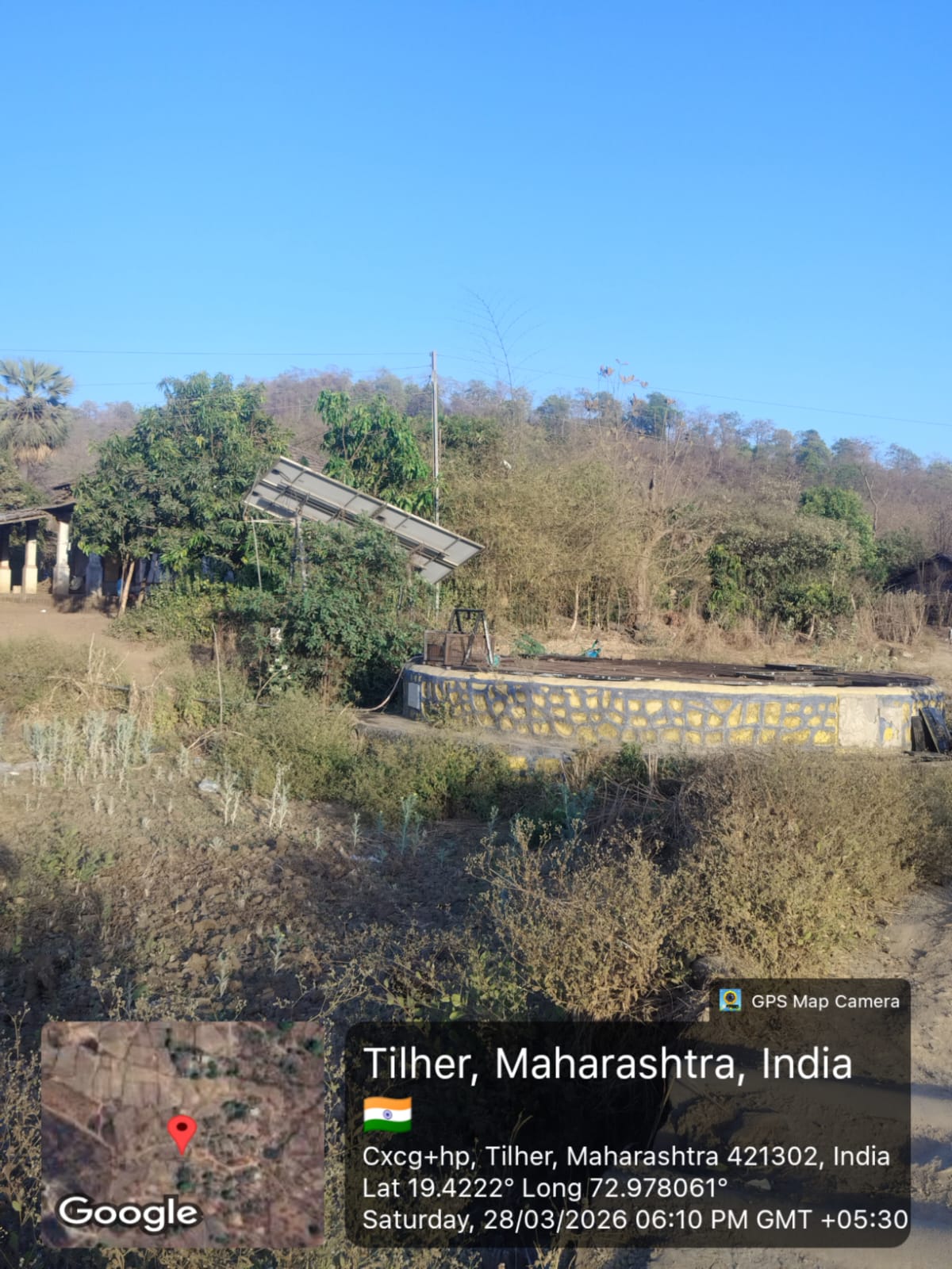 गिंबलपाडा विहिरीवरील सोलार नल योजना